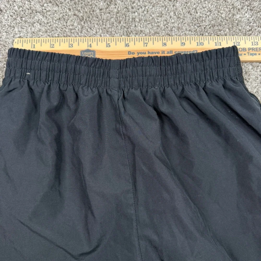 Nike Kids Dri-FIT Black Athletic Shorts Size Large L Swoosh Logo Activewear